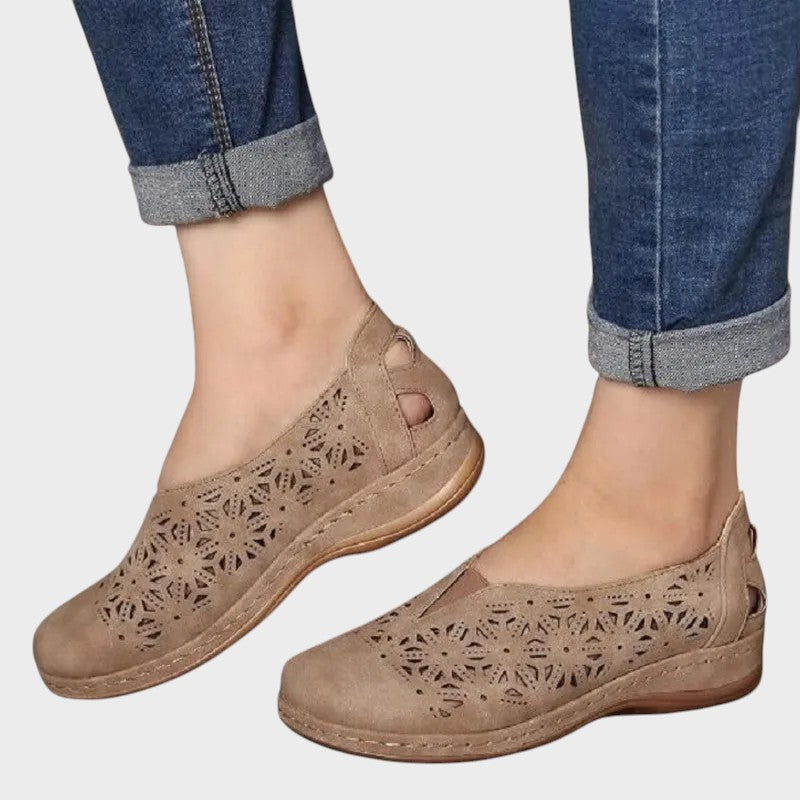 Laila | Stylish Comfort Shoes with Laser Cutting