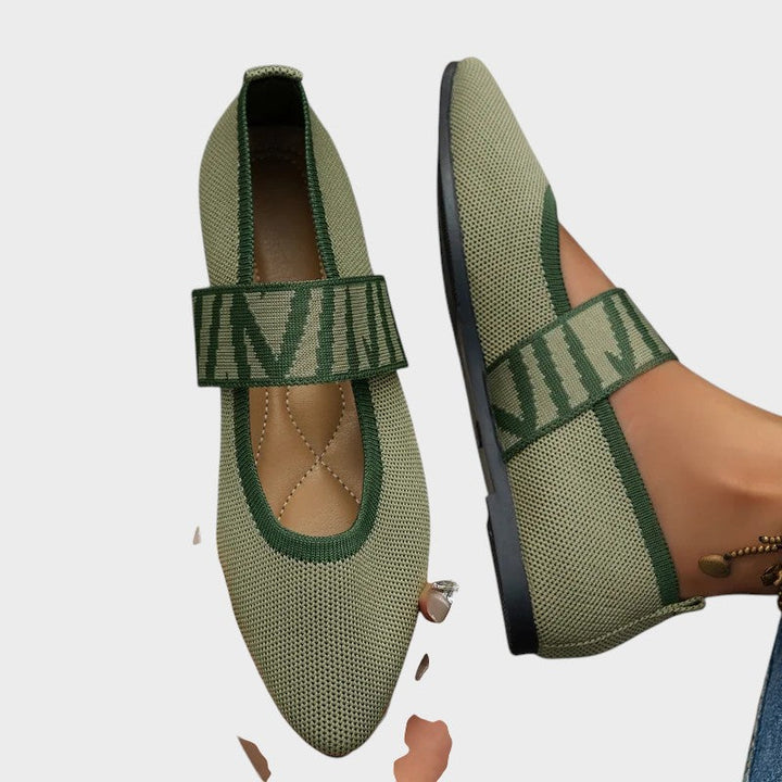 Augusta | Stylish and Comfortable Turned Strap Flats