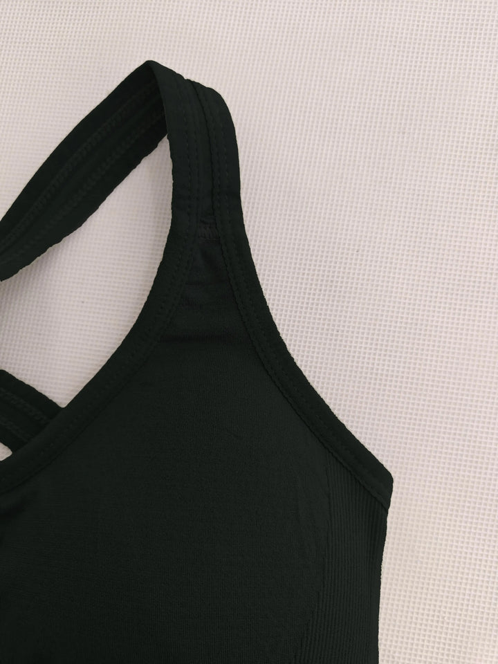 Seamless Sports Push-Up Yoga Tank Bra - Comfy & Breathable
