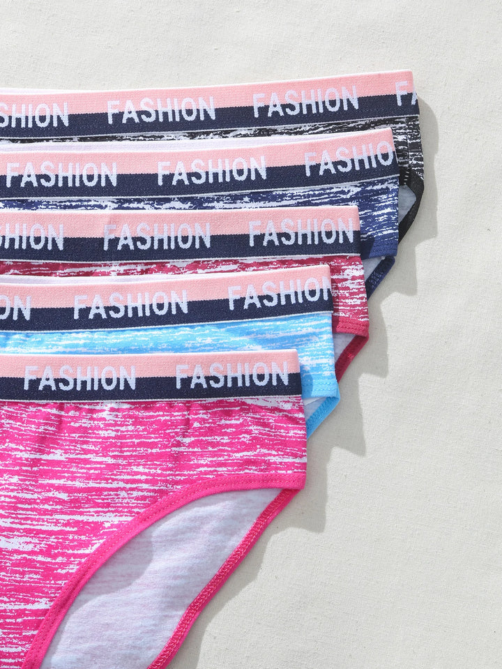 10-Pack Women's Camouflage Bikini Underwear - Soft Cotton Blend, Comfortable, Breathable, and Fashionably Chic