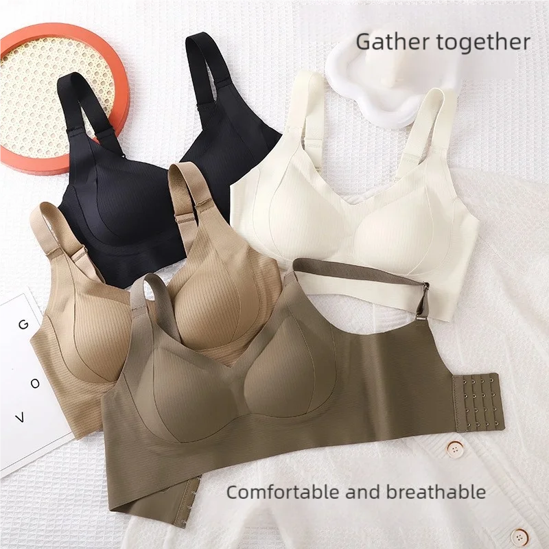 Women's Seamless Anti-Sagging Bra with Beautiful Back - Comfortable, Breathable, and Sexy Style 846