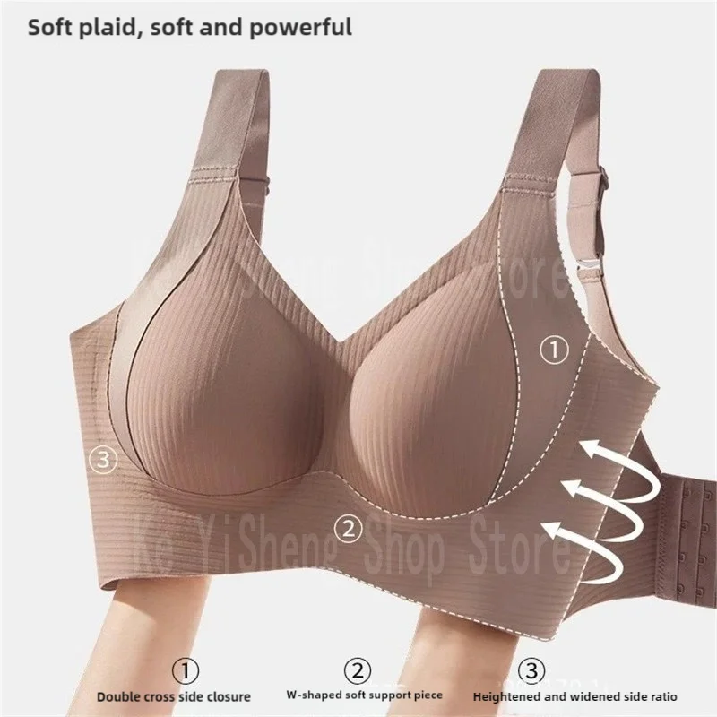 Women's Seamless Anti-Sagging Bra with Beautiful Back - Comfortable, Breathable, and Sexy Style 846