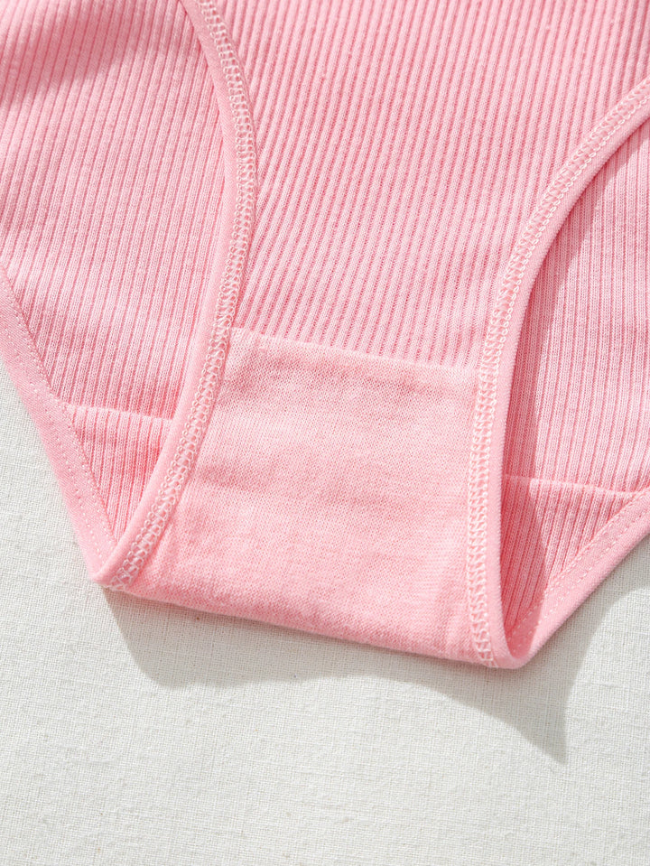 10-Pack Women's Cotton Soft Breathable Low-Waist Bikini Underwear - Comfortable and Sexy Fit