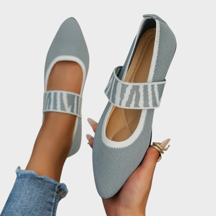 Augusta | Stylish and Comfortable Turned Strap Flats