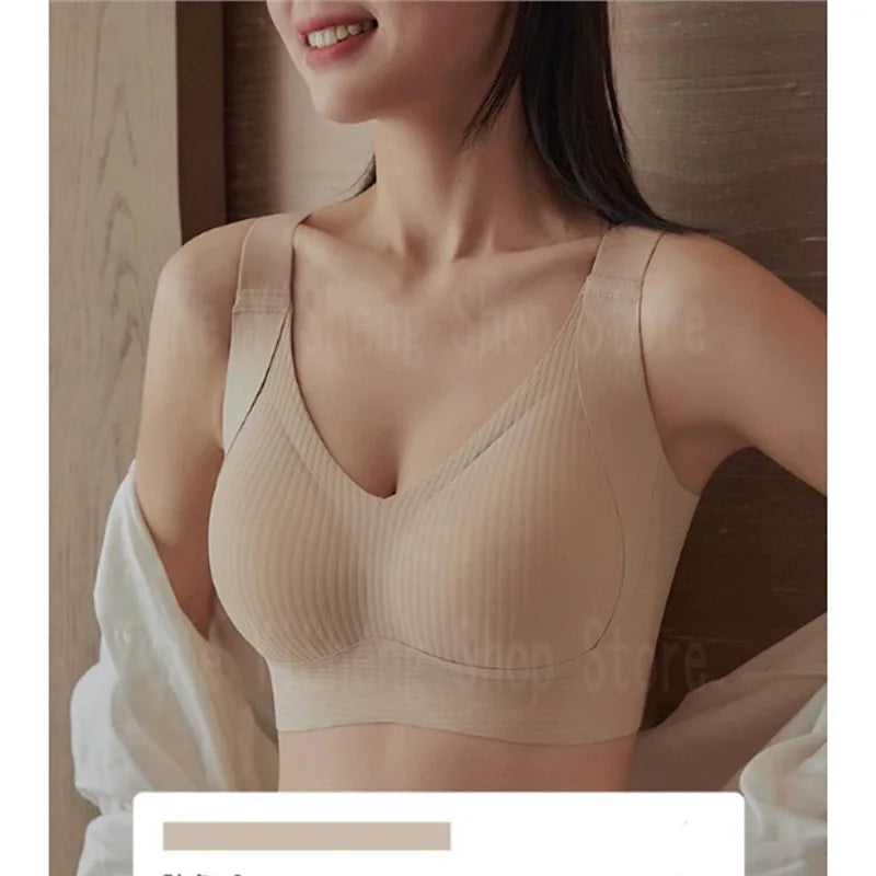 Women's Seamless Anti-Sagging Bra with Beautiful Back - Comfortable, Breathable, and Sexy Style 846