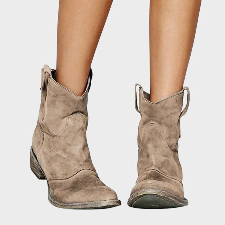 VIGGO | Vintage Cowboy Ankle Boots