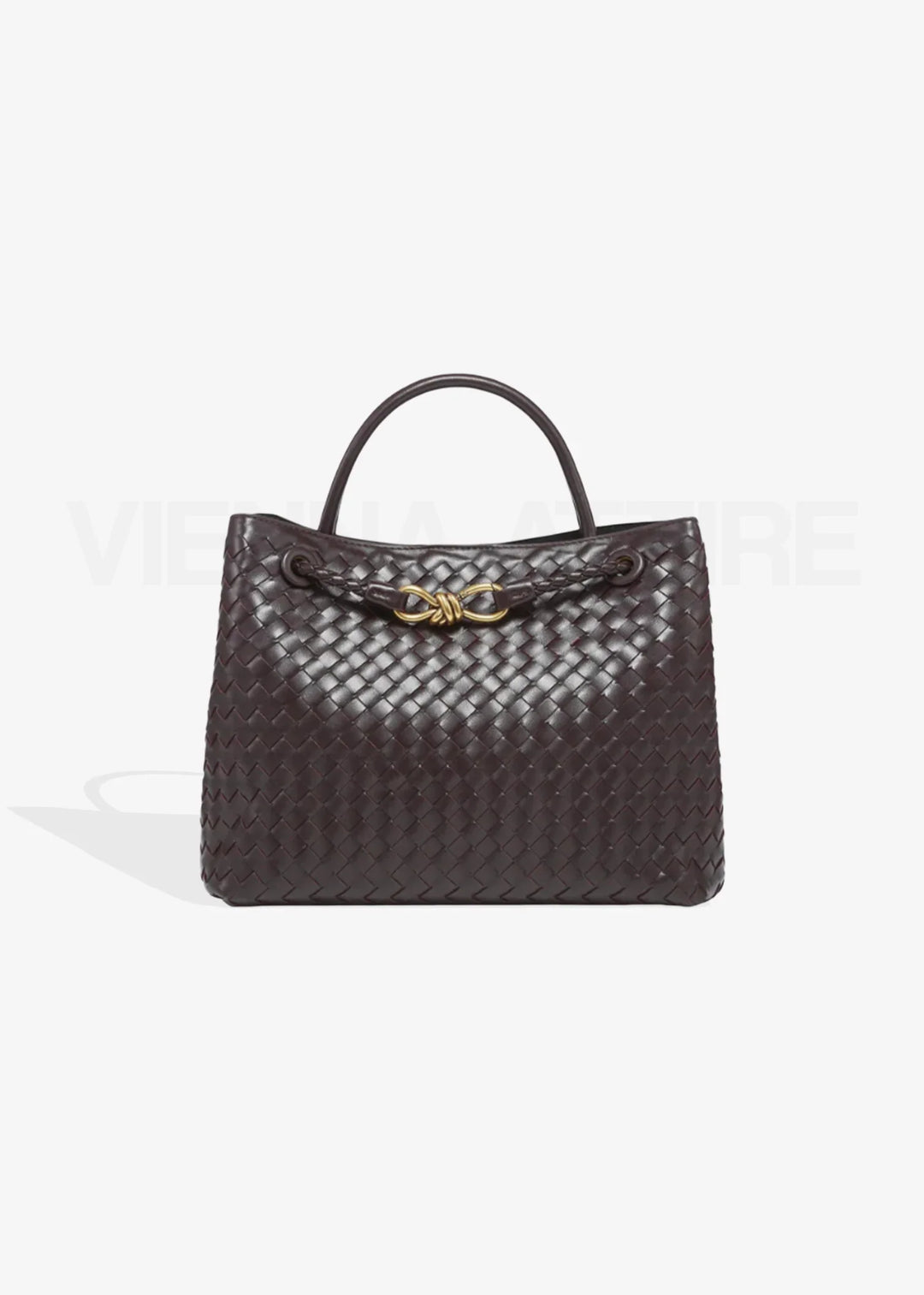 Sabine Large Bag – Large Woven Shoulder Bag with Laptop Compartment