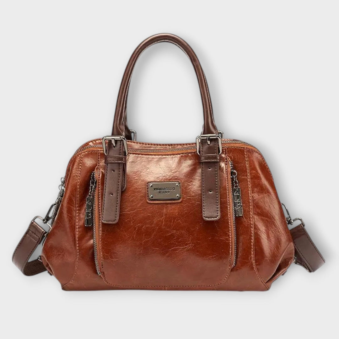 Chic Vintage-Inspired Shoulder Bag