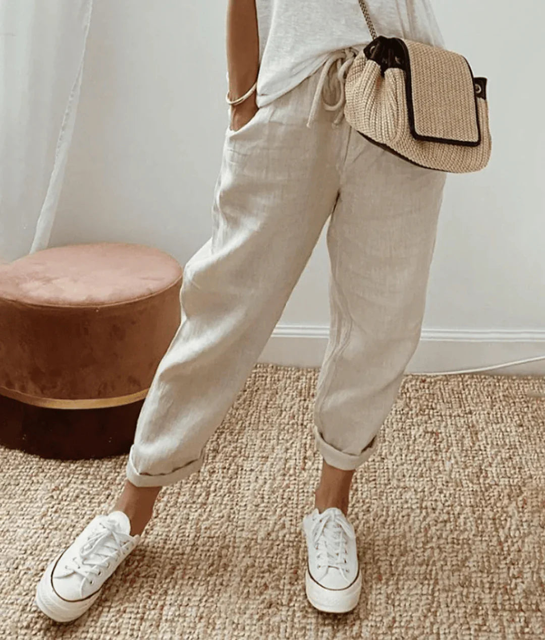 Ayla™ | Premium Cotton-Linen Pants