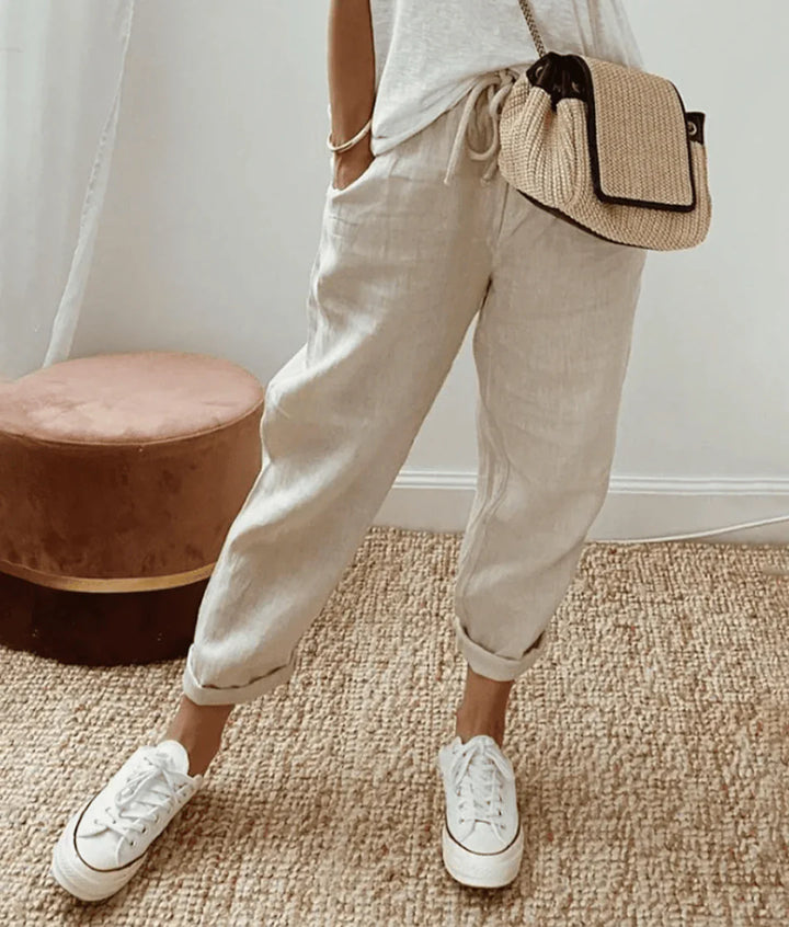 Ayla™ | Premium Cotton-Linen Pants