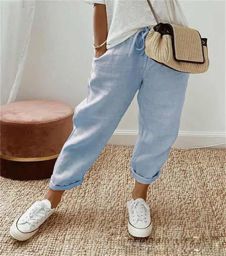 Ayla™ | Premium Cotton-Linen Pants
