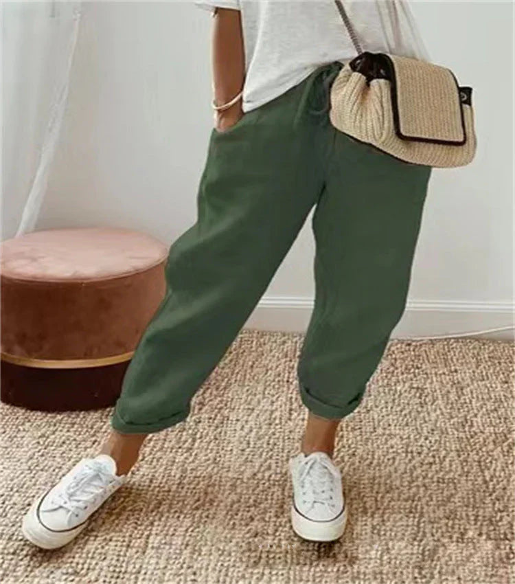 Ayla™ | Premium Cotton-Linen Pants