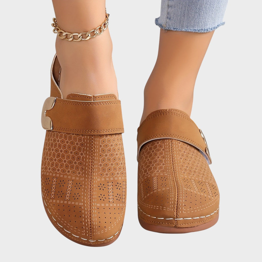Theodora | Stylish Slip-On Mules with Effortless Comfort