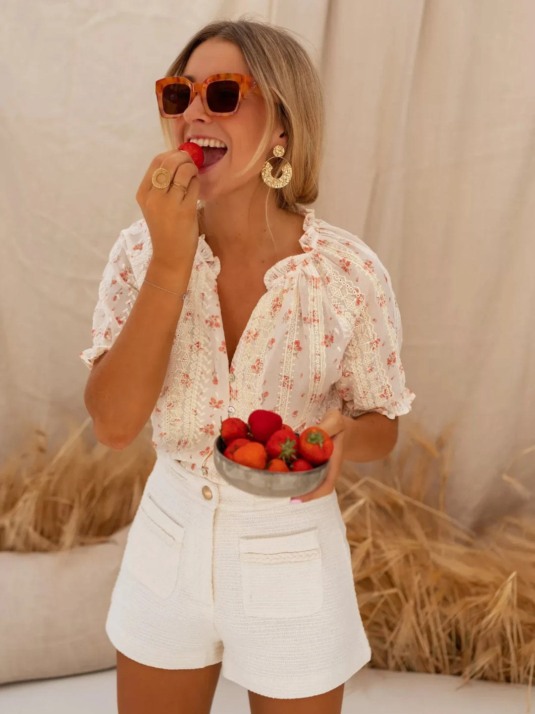 ELINA™ | Floral Blouse