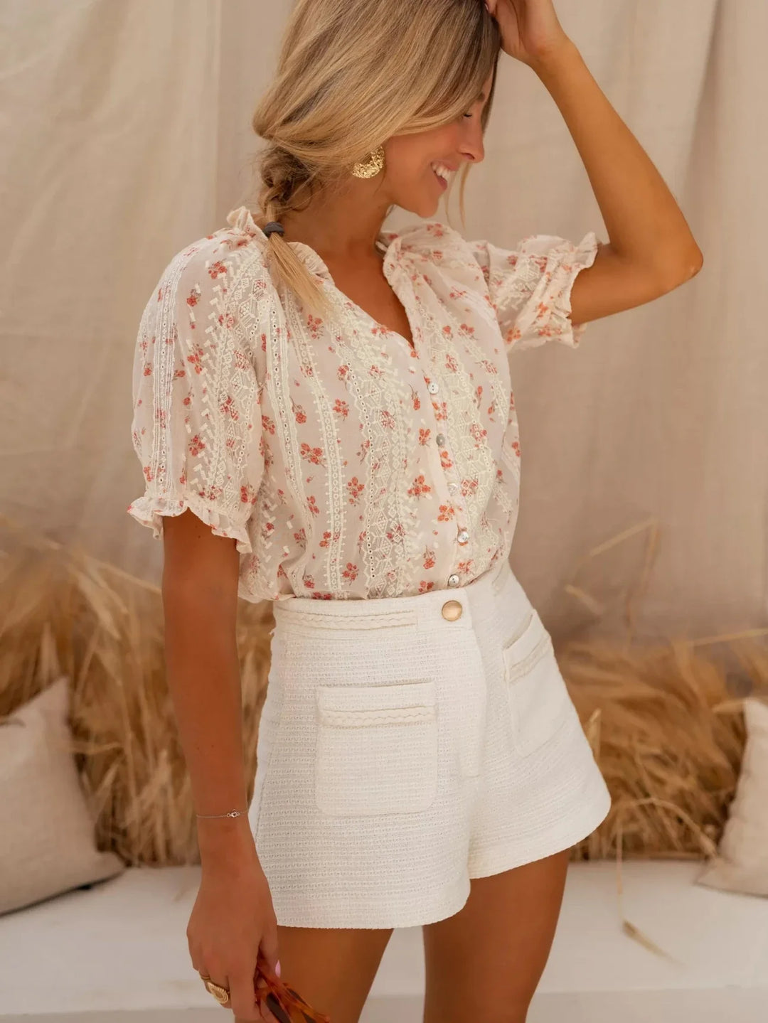 ELINA™ | Floral Blouse