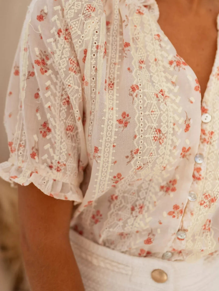 ELINA™ | Floral Blouse