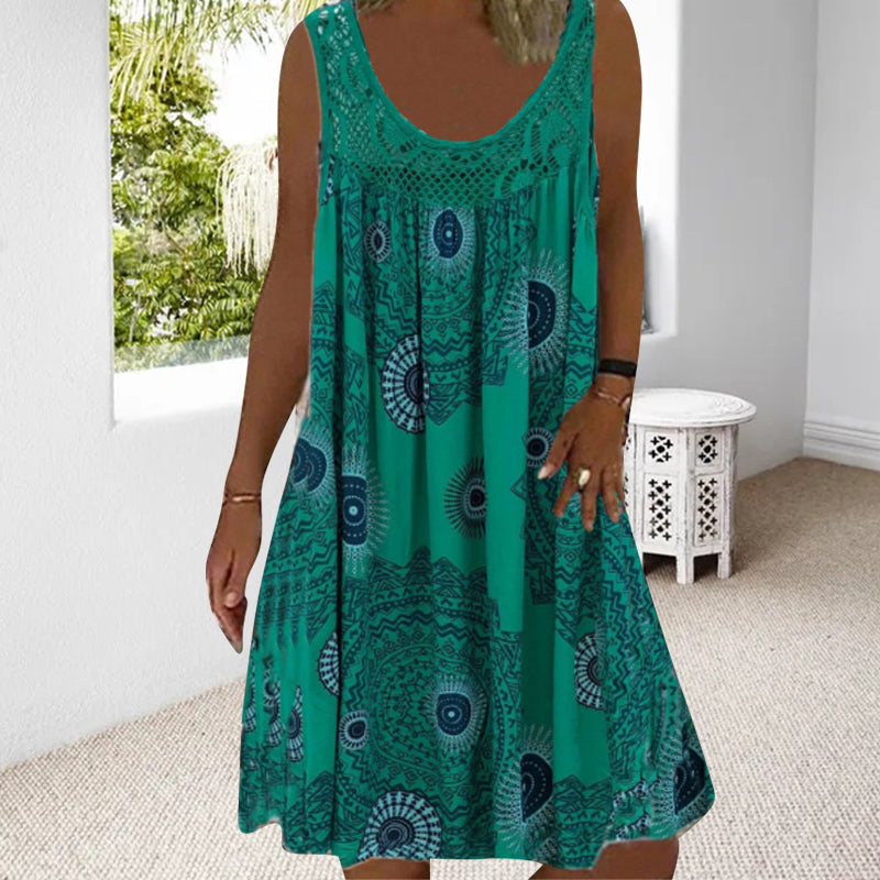 Paduch – Printed Sleeveless Summer Dress for Casual Wear