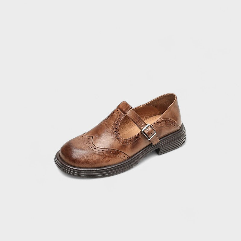 NORA | Elegant Mary Janes in Leather