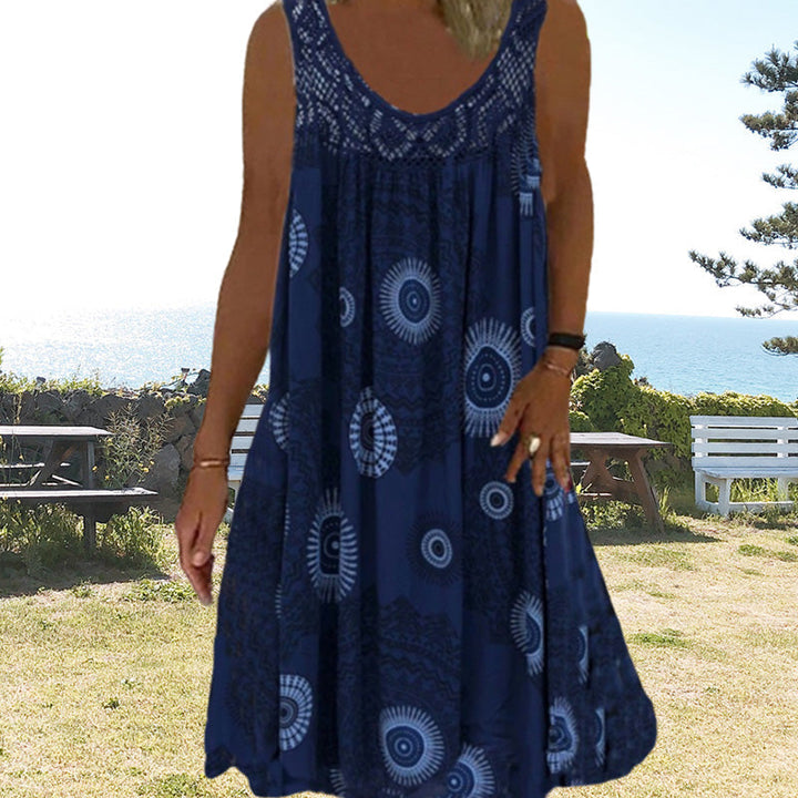 Paduch – Printed Sleeveless Summer Dress for Casual Wear