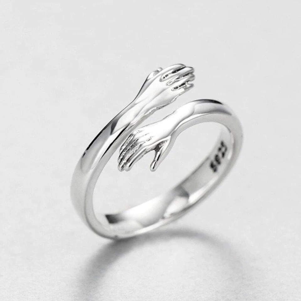 Adjustable Silver Infinity Ring