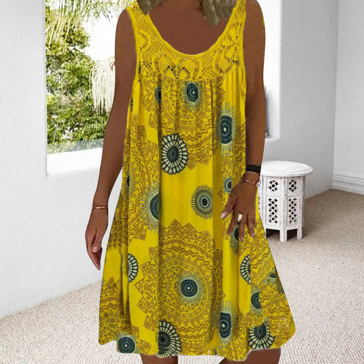 Paduch – Printed Sleeveless Summer Dress for Casual Wear