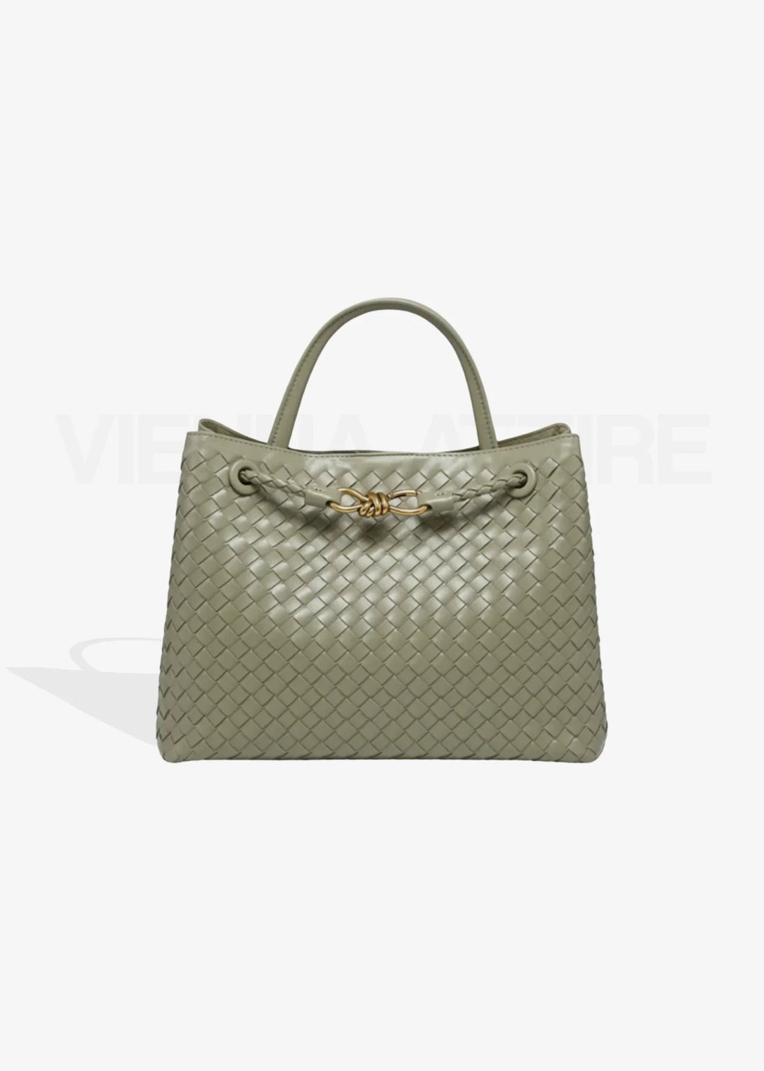 Sabine Large Bag – Large Woven Shoulder Bag with Laptop Compartment