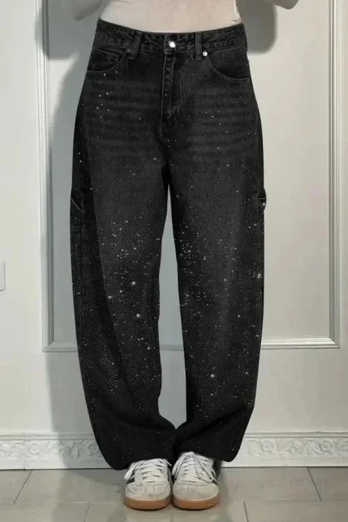 Johanna™ – Wide-Leg High-Waist Pants with Buttoned Pockets
