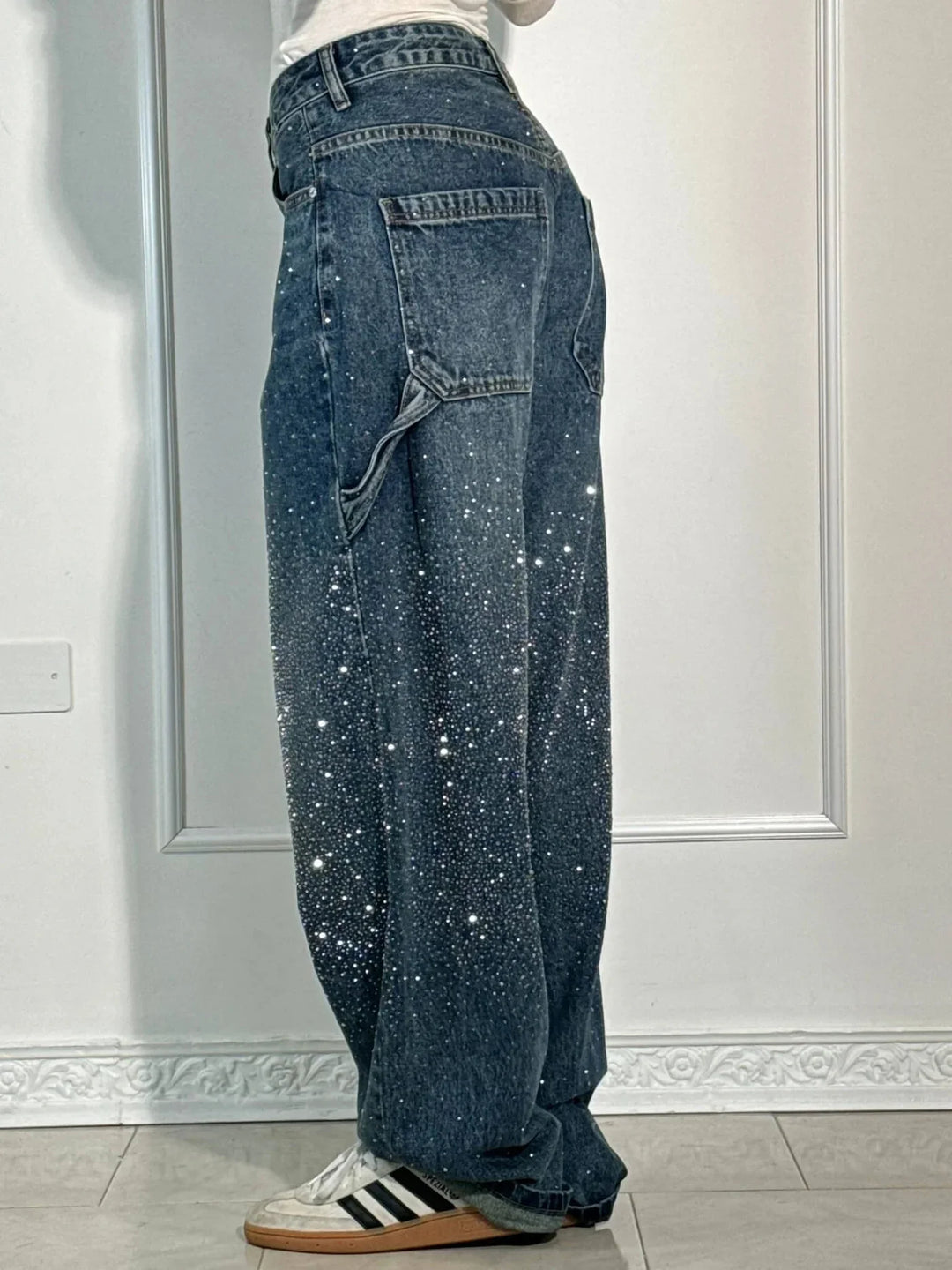 Johanna™ – Wide-Leg High-Waist Pants with Buttoned Pockets