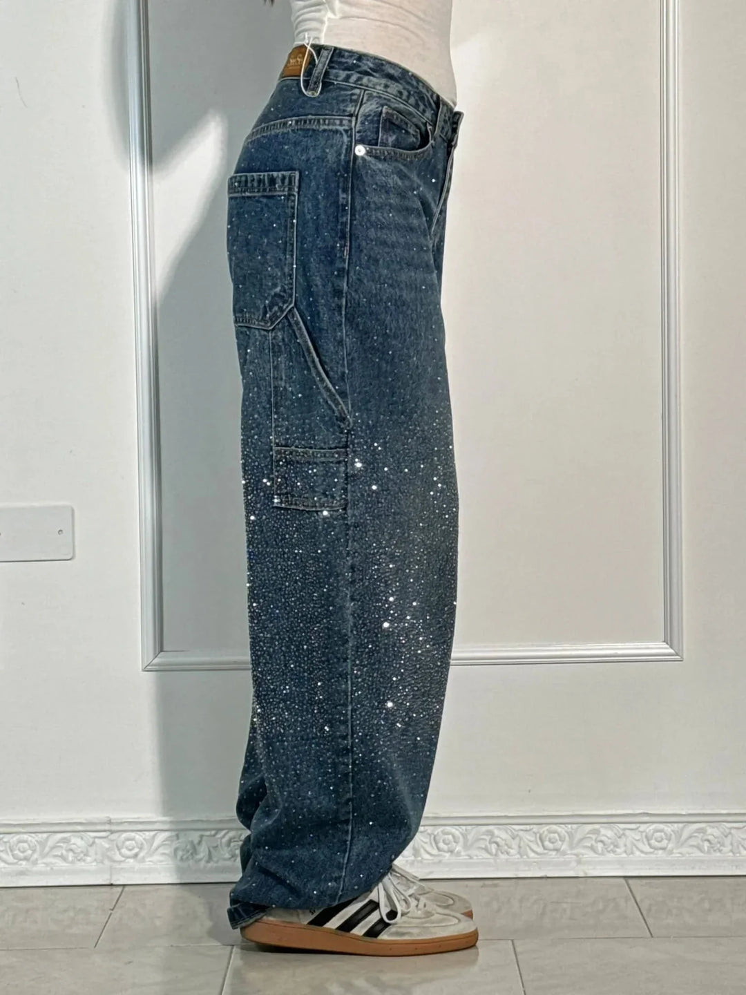 Johanna™ – Wide-Leg High-Waist Pants with Buttoned Pockets