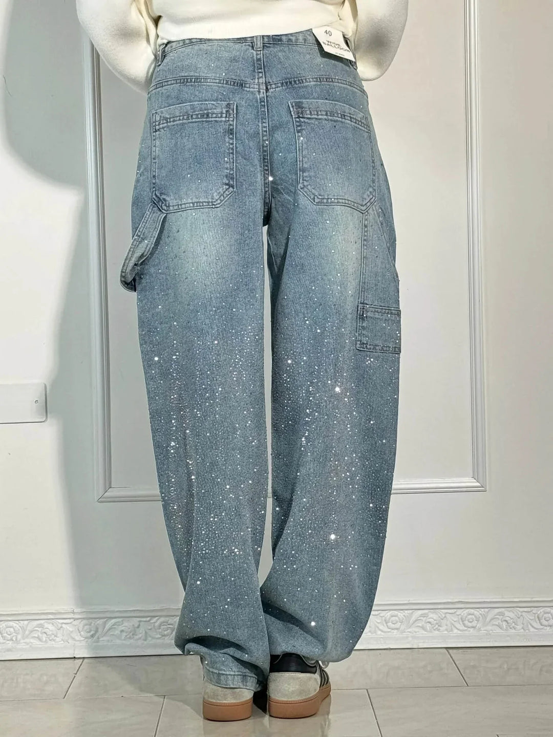 Johanna™ – Wide-Leg High-Waist Pants with Buttoned Pockets