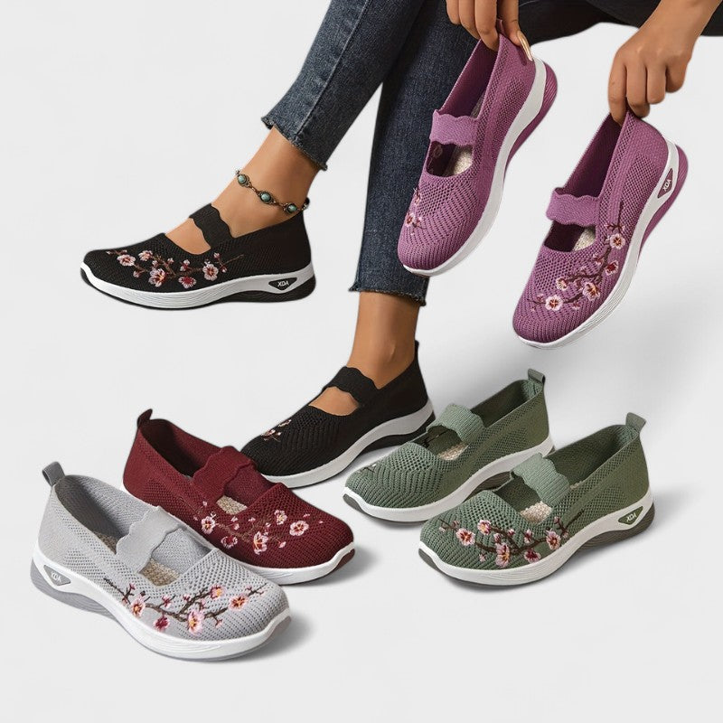 Nathalie | Orthopedic shoes with flowers