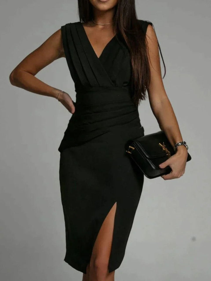 Victoria | Kleid mit V-Ausschnitt