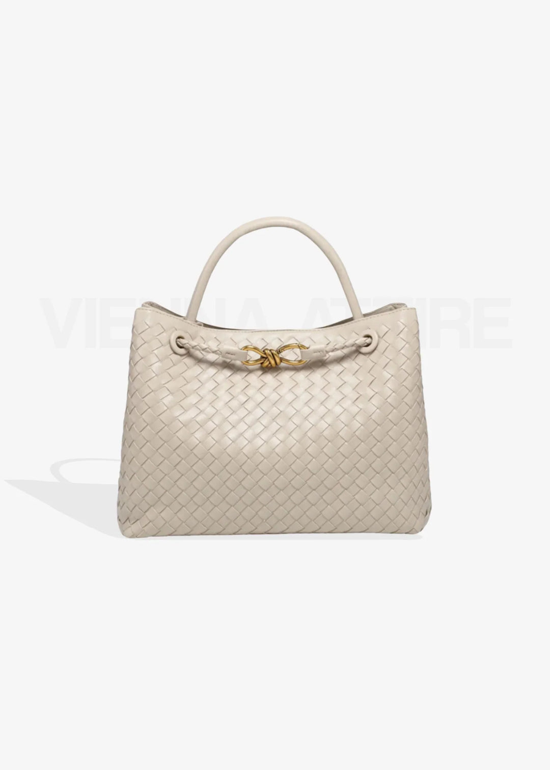 Sabine Large Bag – Large Woven Shoulder Bag with Laptop Compartment