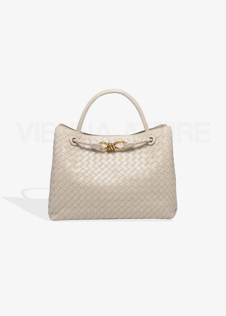 Sabine Large Bag – Large Woven Shoulder Bag with Laptop Compartment