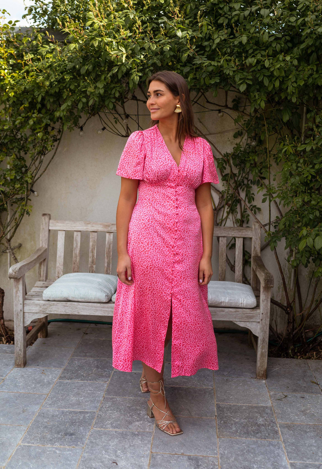 Rosanna™ | Leopard Print Midi Dress
