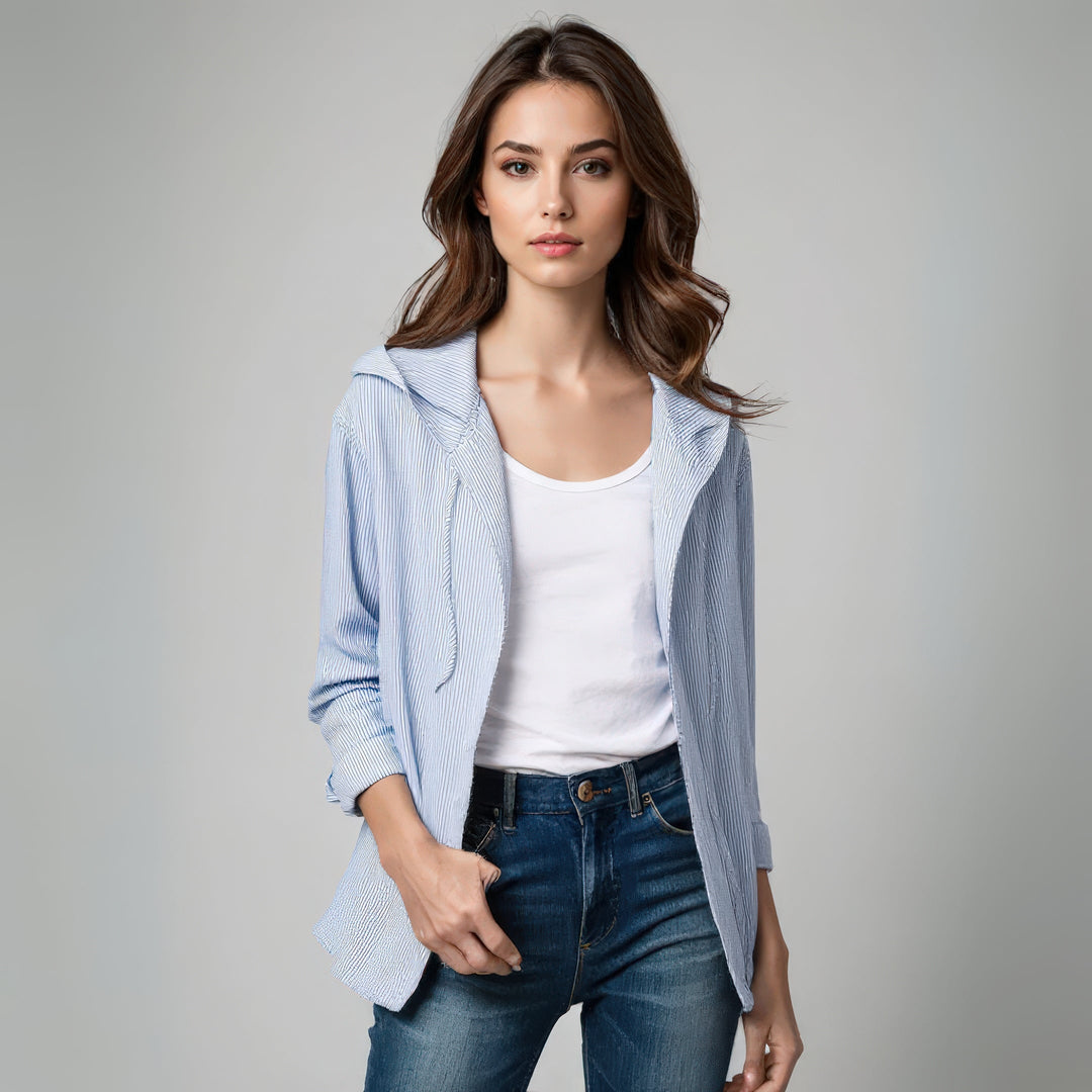 CHARLOTTE™ | Elegant Hoodie-Blouse