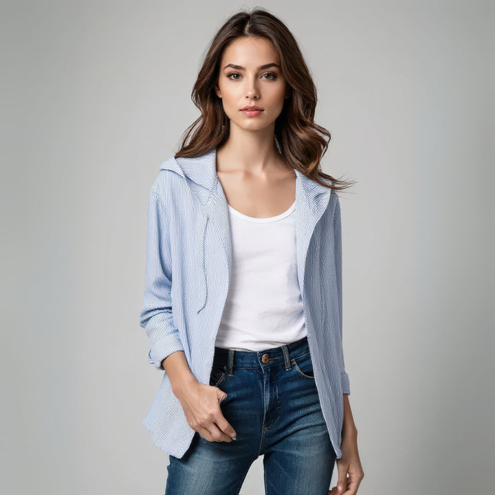 CHARLOTTE™ | Elegant Hoodie-Blouse