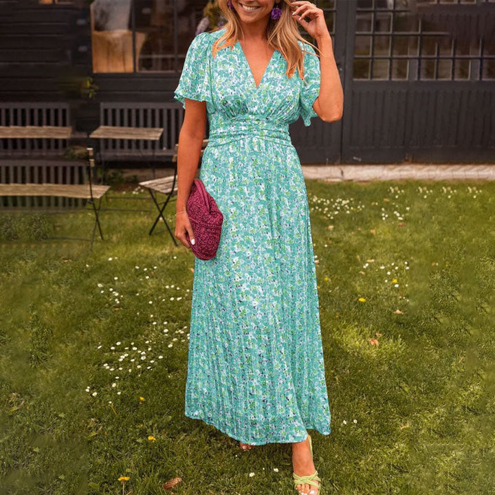 Esther - Classic V-Neck Dress