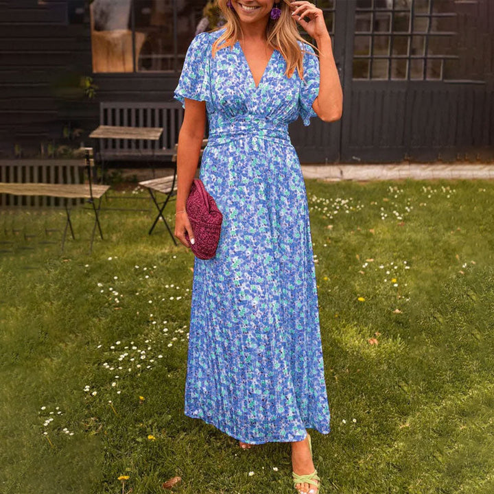 Esther - Classic V-Neck Dress