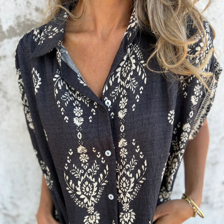 💞52% Off💞 Classic Cotton-Linen Printed Dress 【Factory Direct Sale】