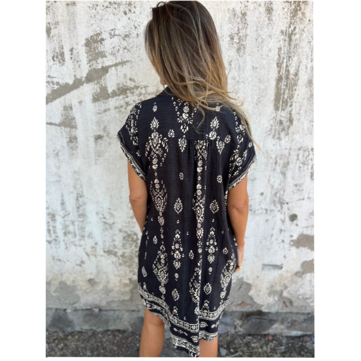 💞52% Off💞 Classic Cotton-Linen Printed Dress 【Factory Direct Sale】