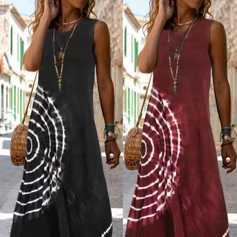 💕Women's Sleeveless Midi Dress - Casual Chic