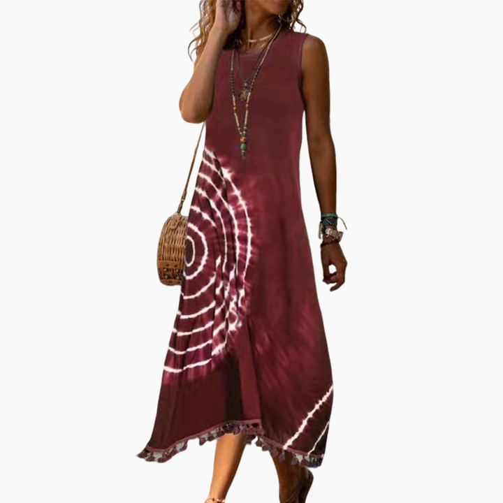 💕Women's Sleeveless Midi Dress - Casual Chic
